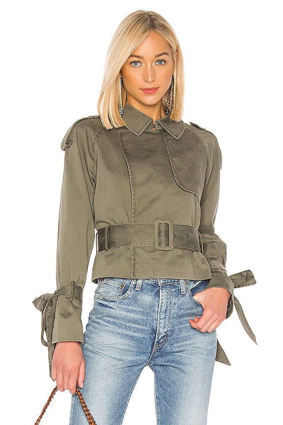 view 2 of 5 Aria Jacket in Military Green