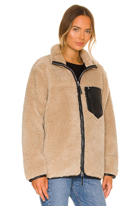 view 2 of 4 Ryder Faux Fur Jacket in Camel