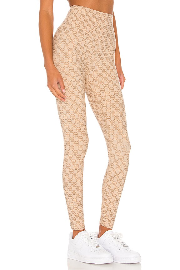 view 2 of 4 Sport Blake Legging in Camel Monogram Print