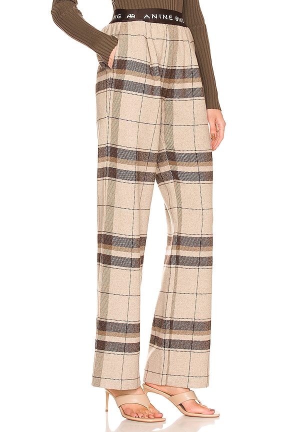 view 2 of 4 Karina Pant in Khaki Plaid