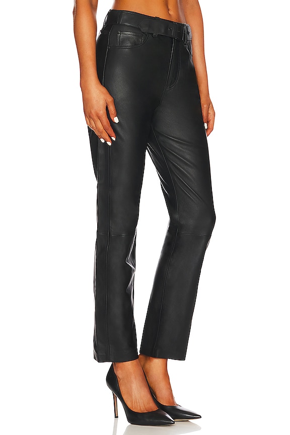 view 2 of 4 Connor Leather Pant in Black