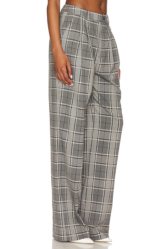view 2 of 4 Carrie Pant in Grey Plaid