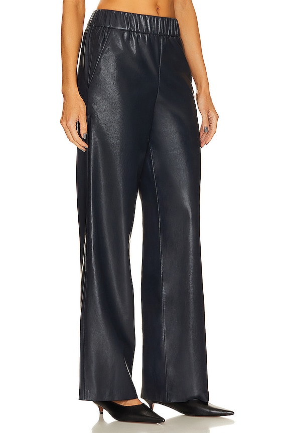view 2 of 4 Faux Leather Koa Pant in Navy