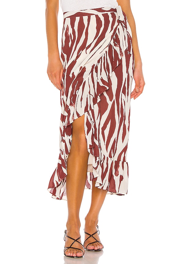 view 1 of 4 FALDA ENVOLVENTE LUCKY in Zebra