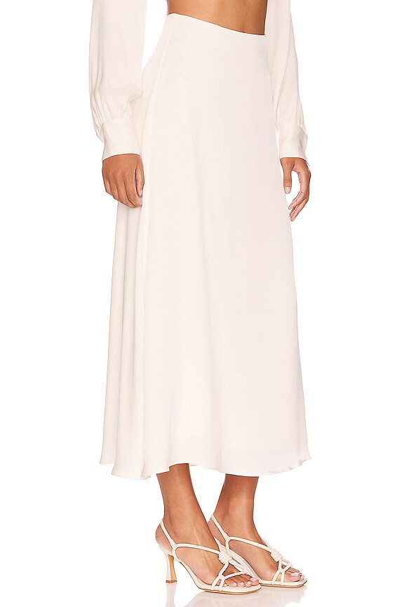 view 2 of 4 Verne Midi Skirt in Pearl