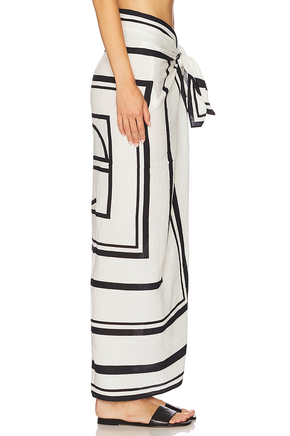 view 2 of 6 PAREO ELIZA in Ivory & Black Monogram