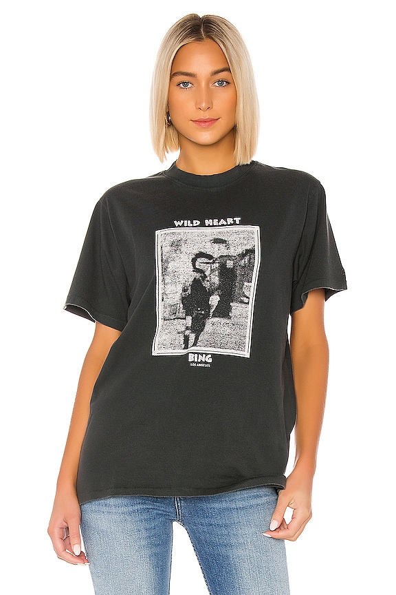 view 2 of 5 Georgie Mohawk Tee in Black