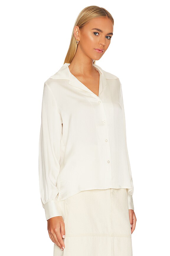 view 2 of 4 Mylah Button Up in Pearl