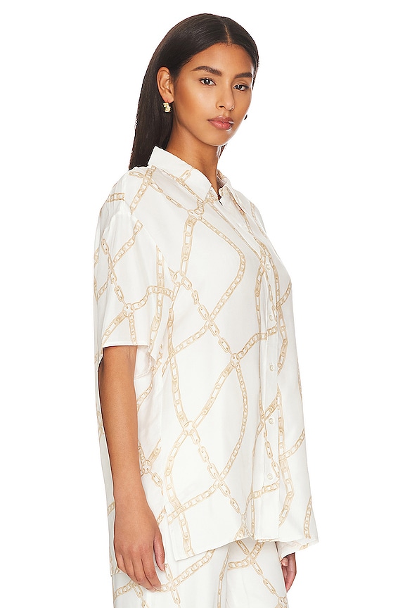 view 2 of 4 Valo Shirt in Cream & Tan Link