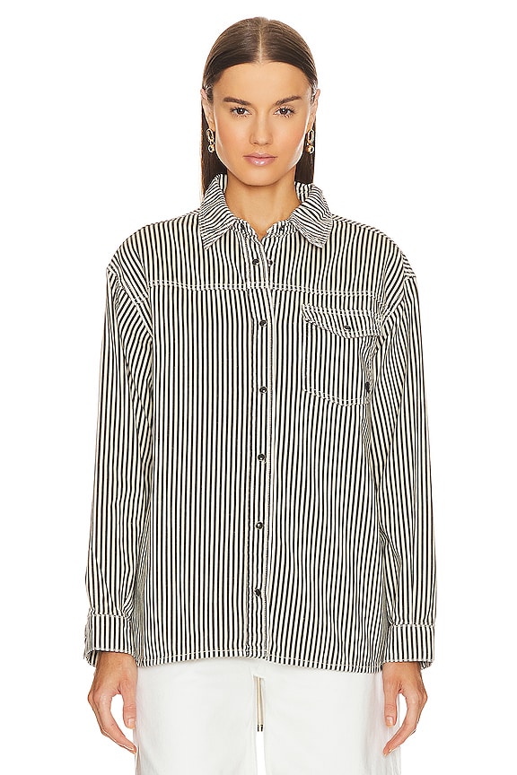 view 2 of 6 Simon Shirt in Stripe