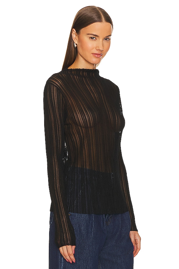 view 2 of 4 Amy Top in Black