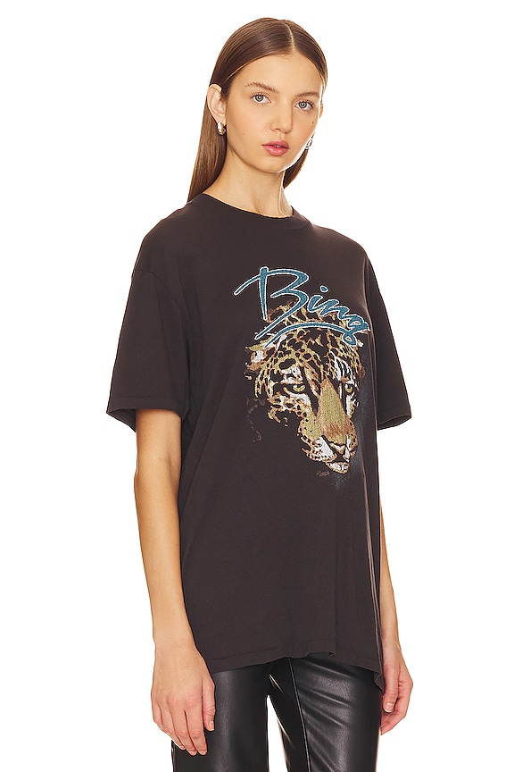 view 2 of 4 Walker Leopard Tee in Vintage Black