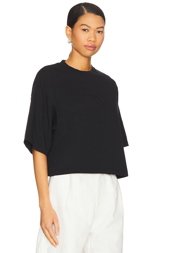 view 2 of 5 Myers Cropped Tee in Black