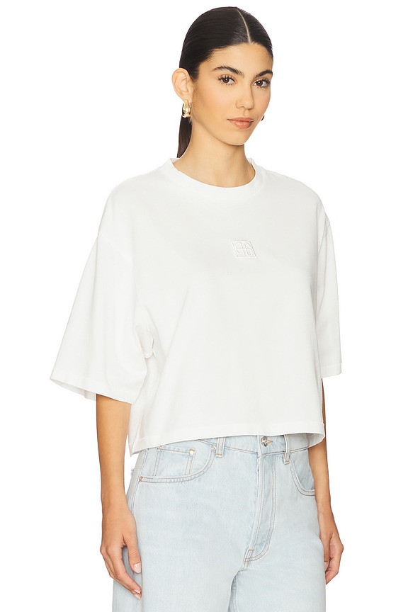 view 2 of 5 T-SHIRT CROPPED MYERS in Ivory