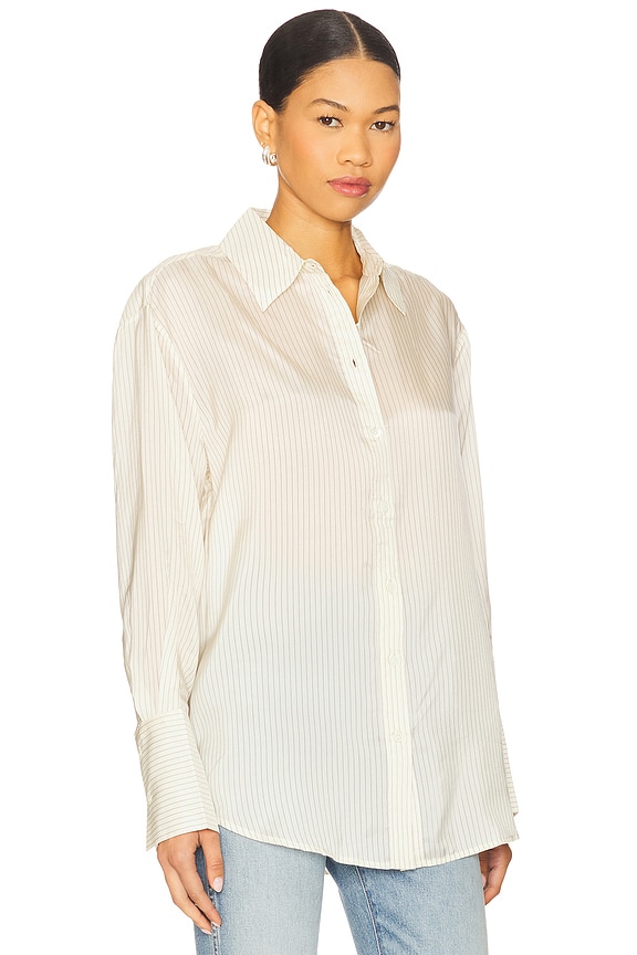 view 2 of 5 Bridget Shirt in Ivory & Black