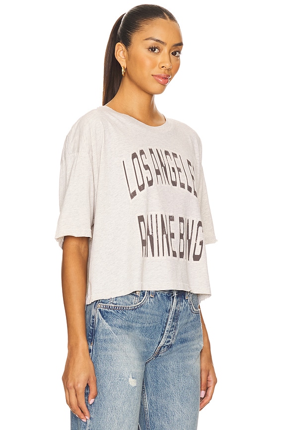 view 2 of 4 УКОРОЧЕННАЯ МАЙКА JOHNNY in Grey