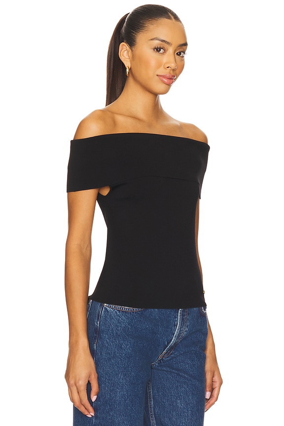 view 2 of 5 Francis Top in Black