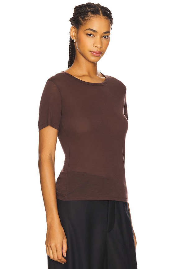 view 2 of 4 CAMISETA SYLVIE in Deep Brown