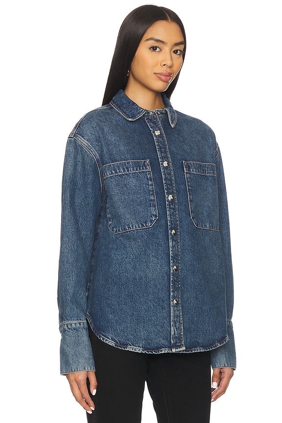 view 2 of 4 DANTE シャツ in Mosaic Blue