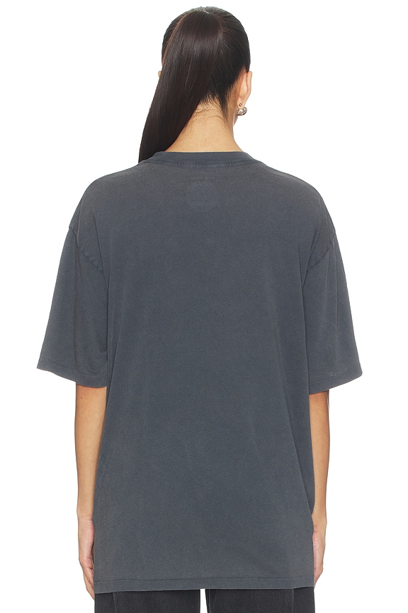 ANINE BING Kent Eagle Tee in Washed Black | REVOLVE