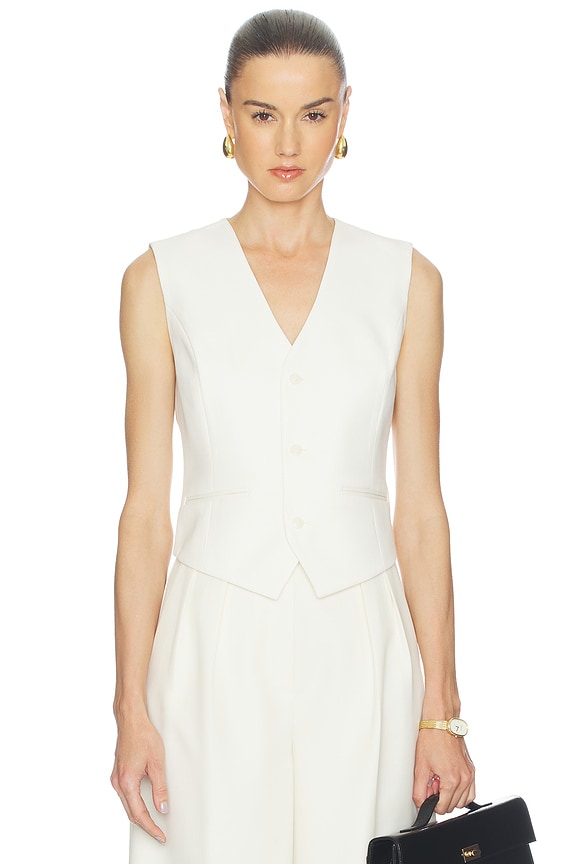 view 1 of 4 Mario Vest in Ecru