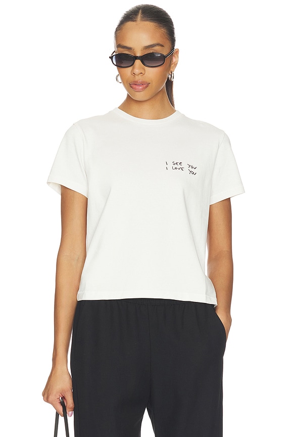 view 1 of 5 CAMISETA SHELLEY in Washed Cream