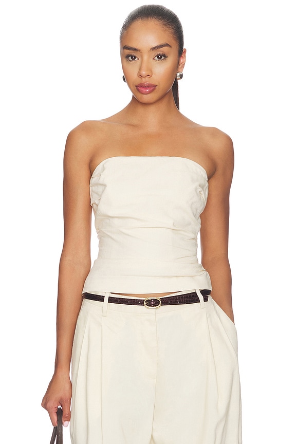 view 1 of 4 Tyla Top in Cream