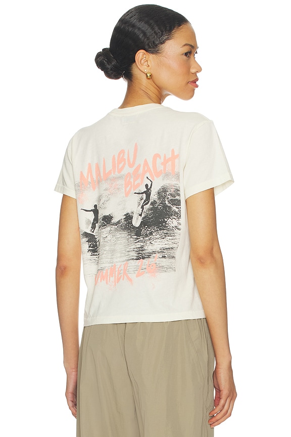 view 1 of 4 Shelley Tee Surfer in Washed Buttercream