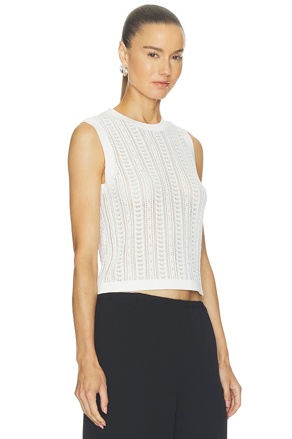 view 2 of 5 Moni Crop Tank in White