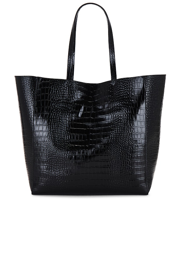 view 2 of 4 ELLY 토트 in Black Embossed