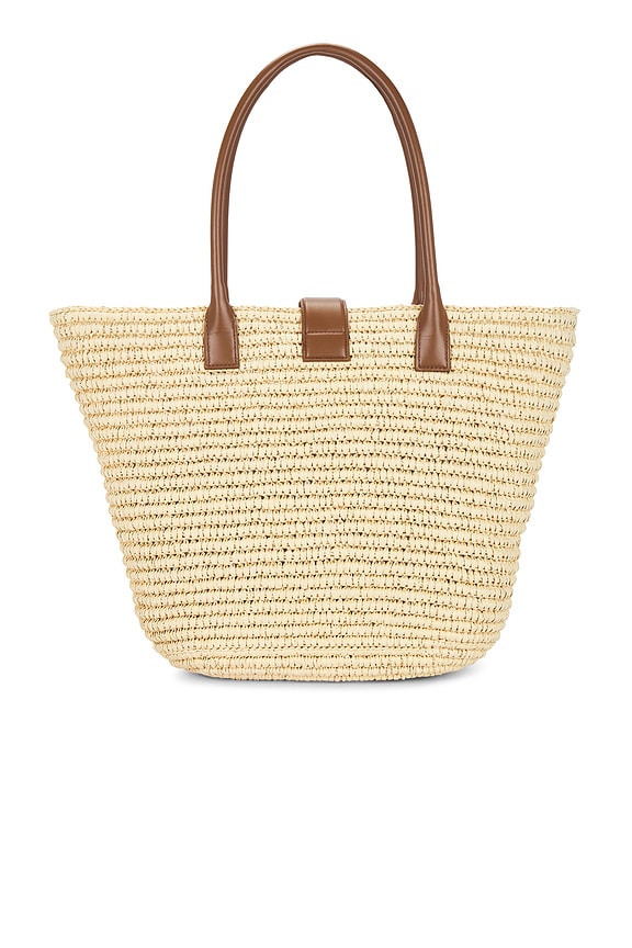 view 2 of 4 Lou Monogram Tote Bag in Natural & Cognac