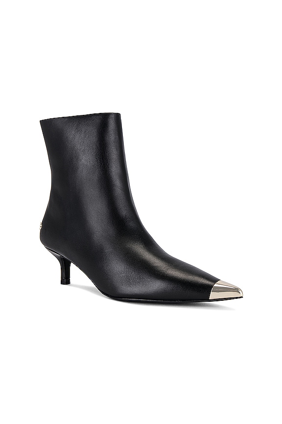 view 2 of 5 БОТИНКИ С МЕТАЛЛИЧЕСКИМ МЫСКОМ GIA in Black