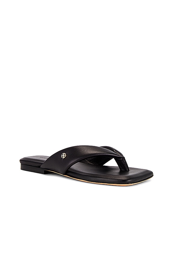 view 2 of 5 Viola Flat Sandals in Black
