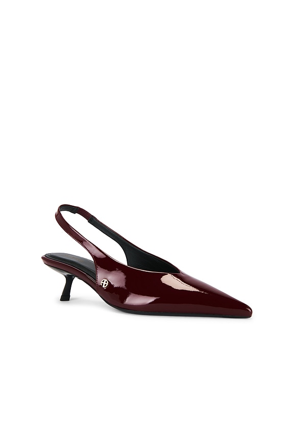 view 2 of 5 Hilda Slingback Pump in Burgundy
