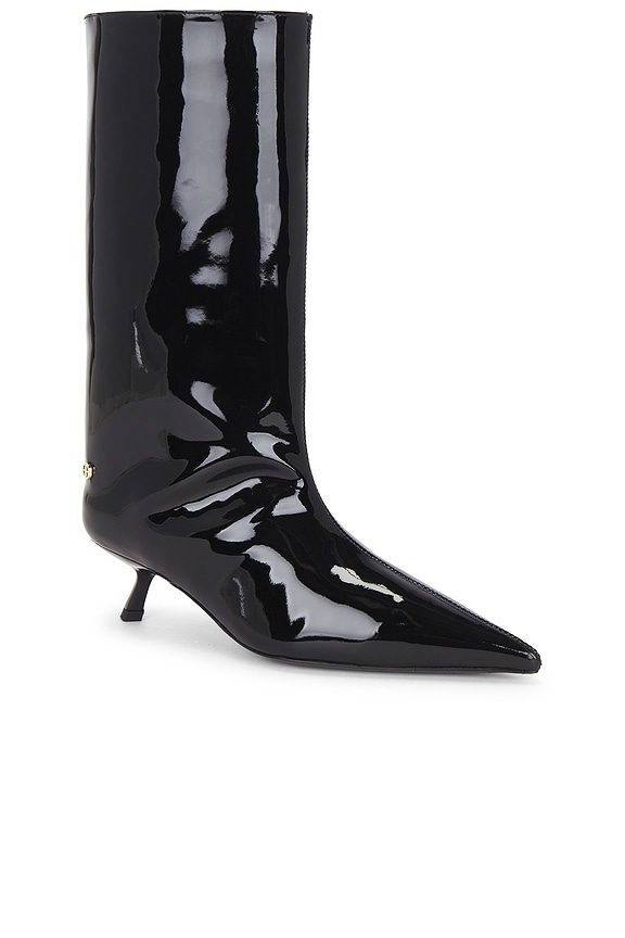 view 2 of 5 Hilda Wide Shaft Boot in Black