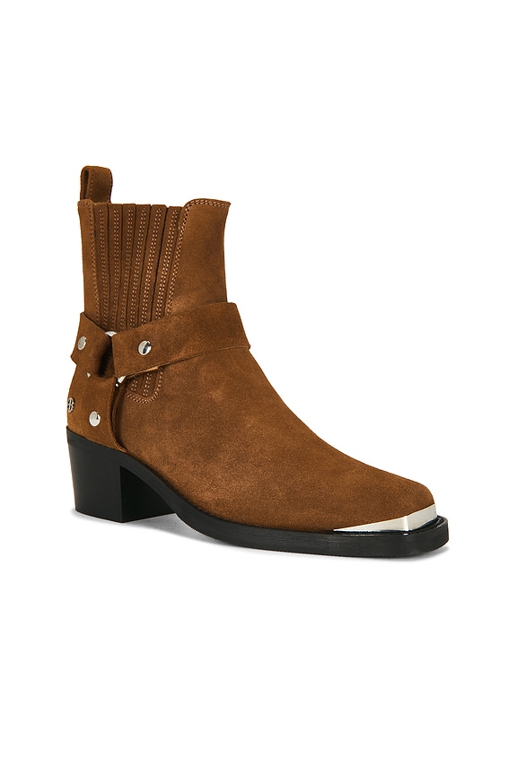 view 2 of 5 BOTTINES MID BIKER  in Tobacco