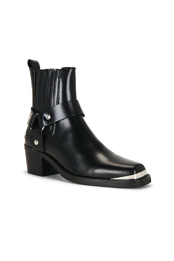 view 2 of 5 BOTTINES MID BIKER  in Black