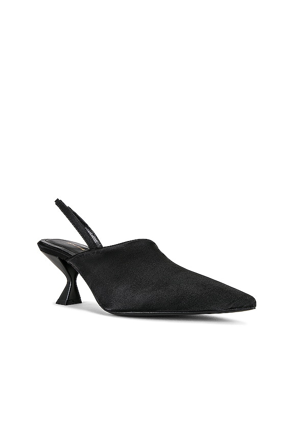 view 2 of 5 ESCARPINS SIERRA in Black Satin