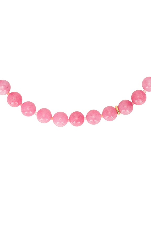 view 2 of 2 Ball Necklace in Bubblegum