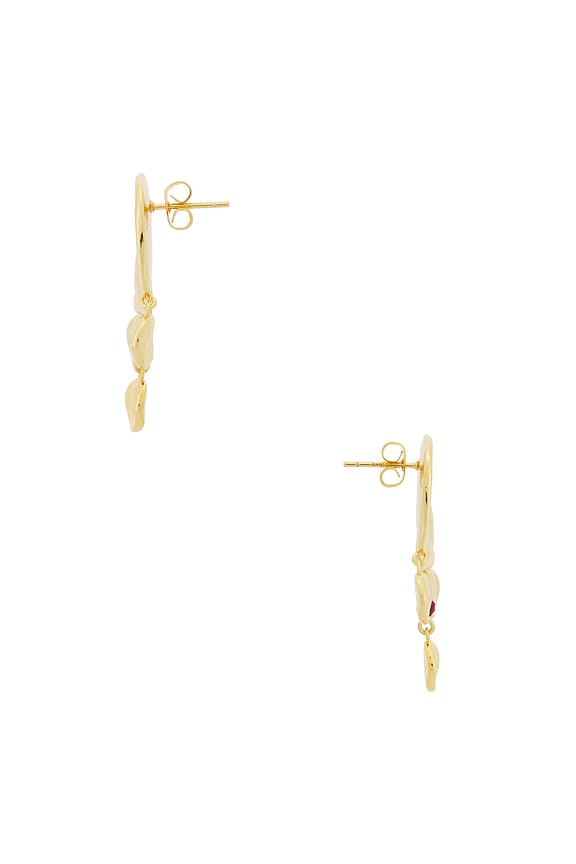 view 2 of 2 Dream Catcher Earrings in Gold