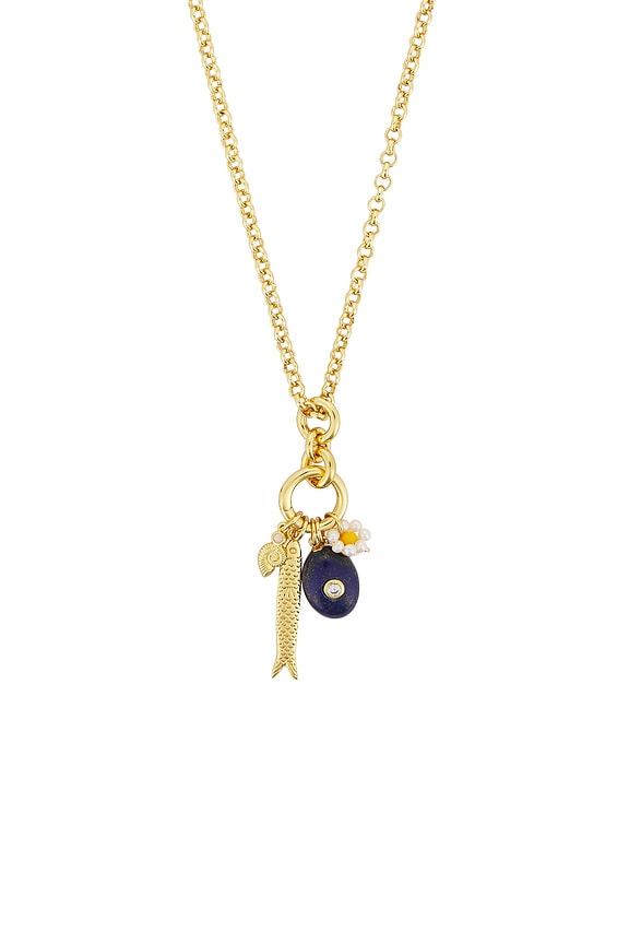 view 2 of 3 Swimclub Necklace in Gold