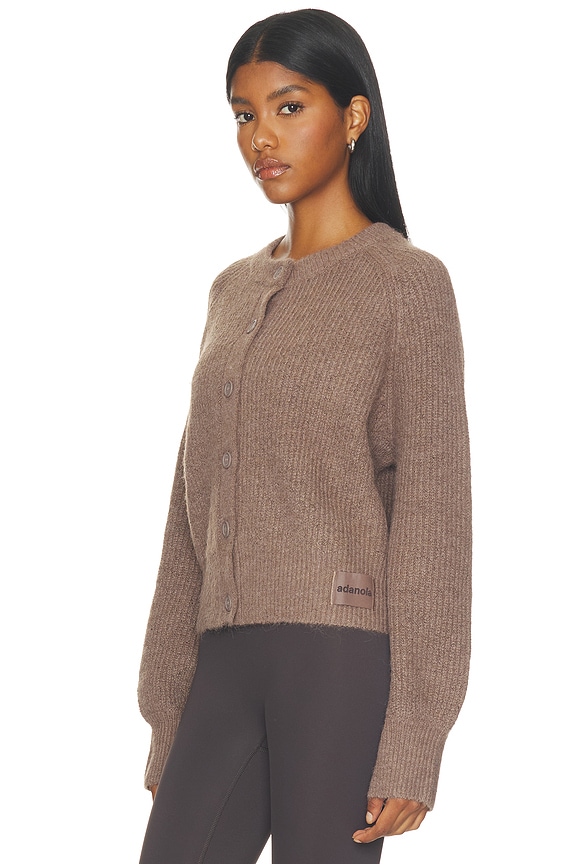 view 2 of 5 Button Up Cardigan in Walnut Brown