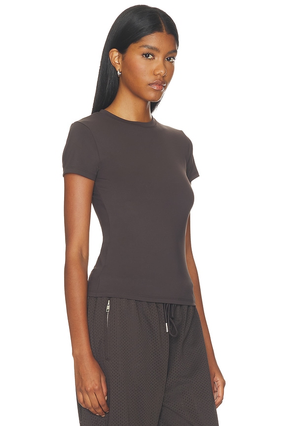 view 2 of 4 Ultimate Short Sleeve Top in Coffee Bean