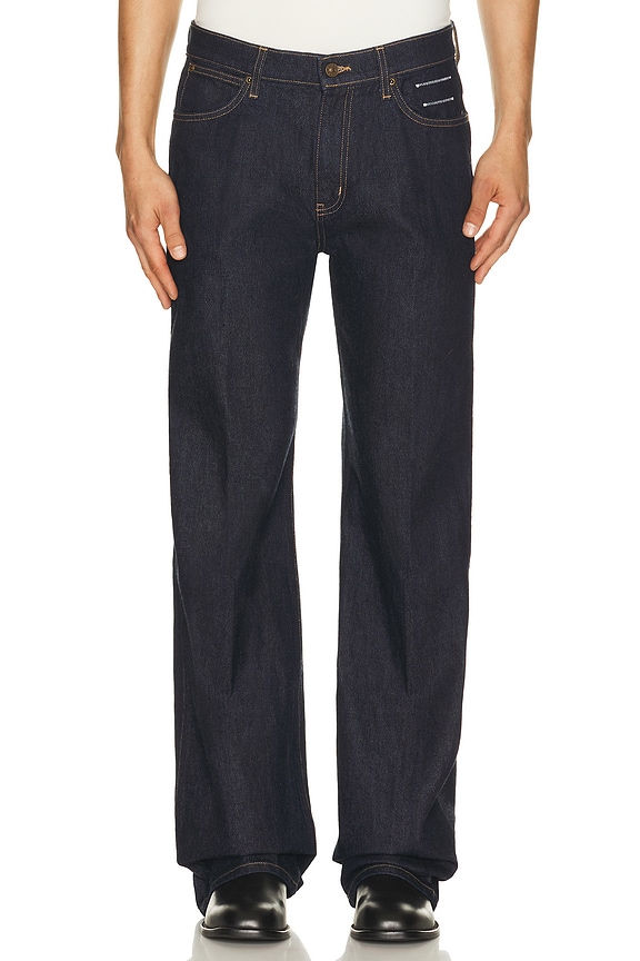 view 1 of 5 Outland Wide Cut Jean in Rinsed