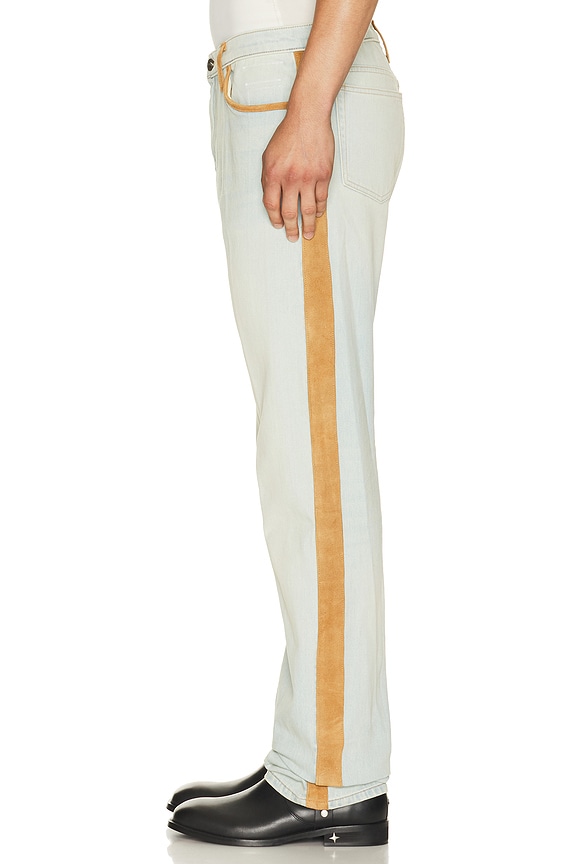 view 2 of 5 Leather Edge Highland Slim Cut Jean in Lived