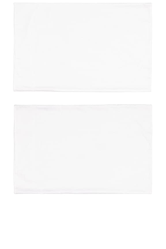 view 2 of 3 JUEGO DE FUNDAS DE ALMOHADA BONJOUR Y BONNE NUIT BONJOUR AND BONNE NUIT PILLOWCASE SET in 