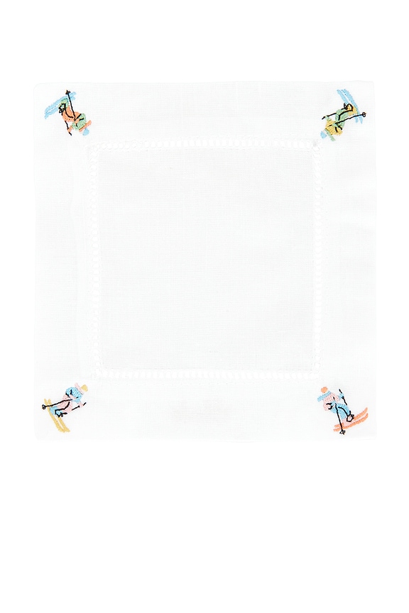 view 2 of 4 Skier Napkin in 