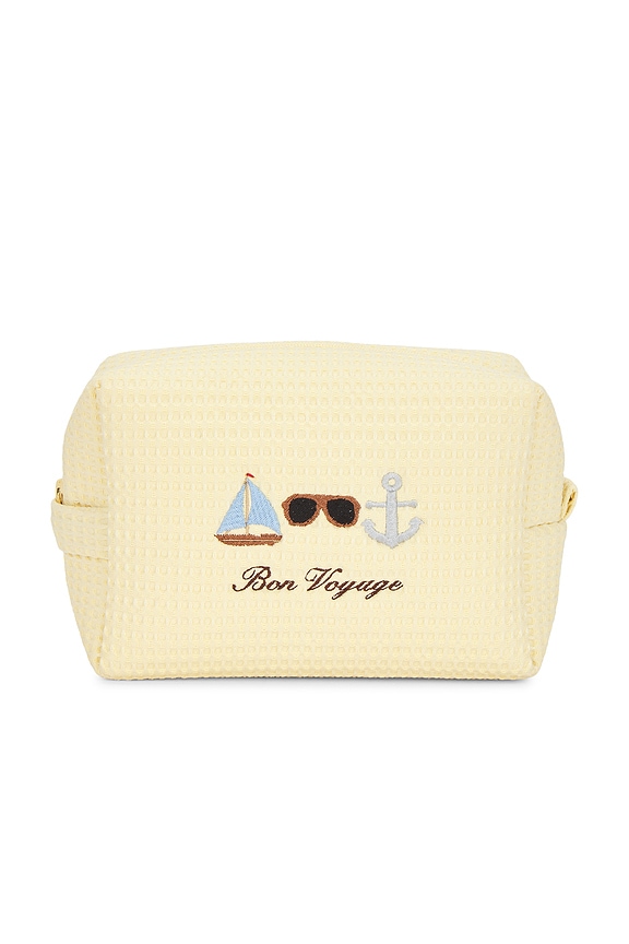 view 1 of 4 Bon Voyage Waffle Pouch in Butter