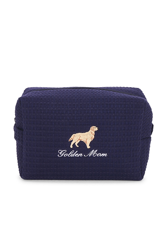 view 1 of 6 Golden Mom Waffle Pouch in Navy