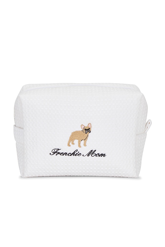 view 1 of 6 Frenchie Mom Waffle Pouch in Cloud